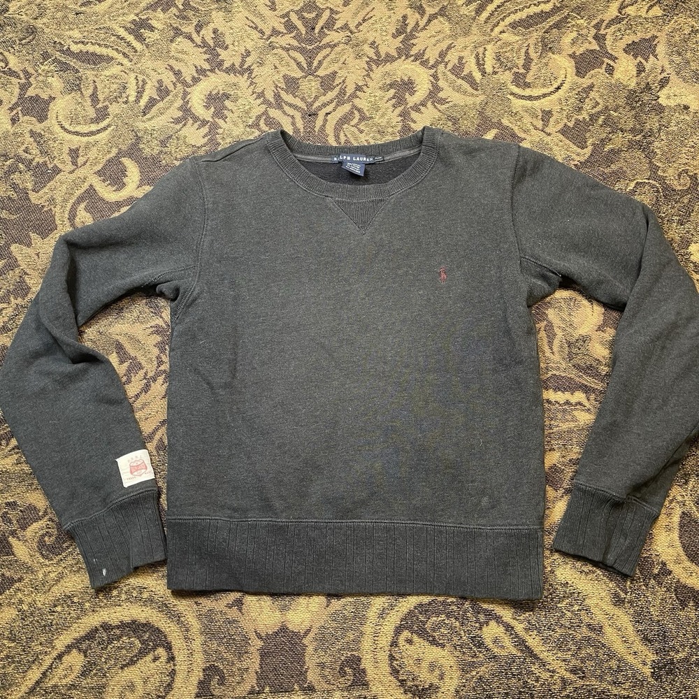 Ralph Lauren Blue Label Black Sweatshirt Womens Size Medium